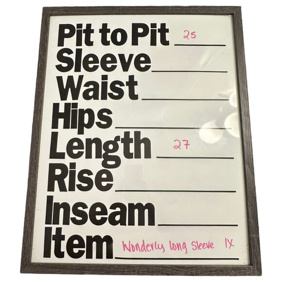 Wonderly Blue Abstract Pattern Placket Long Sleeve Blouse Size 1X - Picture 7 of 7